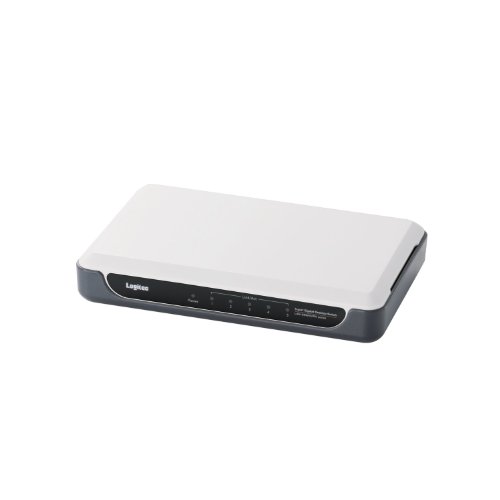 ロジテック Gigabit スイッチングHUB 5ポート/電源外付/プラスチックケース(ホワイト) ( LAN-GSW05/PH )(HUB)