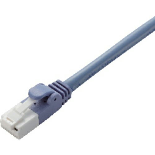 ELECOM エレコム EU RoHS指令準拠 CAT5E対応 爪折れ防止 LANケーブル 2m/簡易パッケージ仕様(ブルー) LD-CTT/BU2/RS 1
