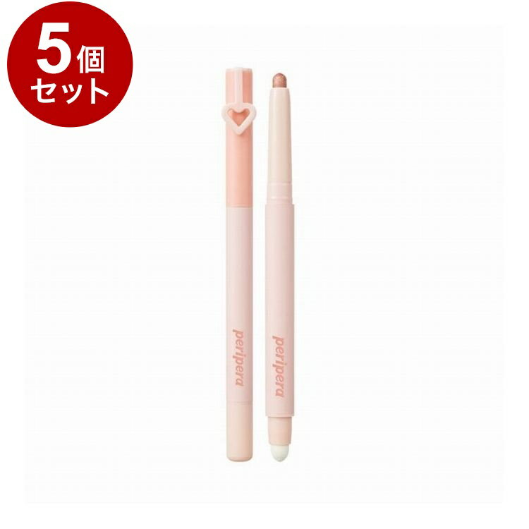 【単品5個セット】 ペリペラ ムードインシェードアイスティック P02 シャンパン アイシャドウ アイメイ..