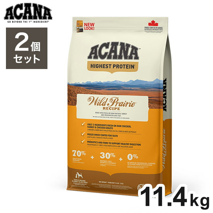 2ĥåȡ  磻ɥץ쥤꡼ɥå 11.4kg x2 22.8kg ɥ饤ա ɥåա  ա ACANA̵