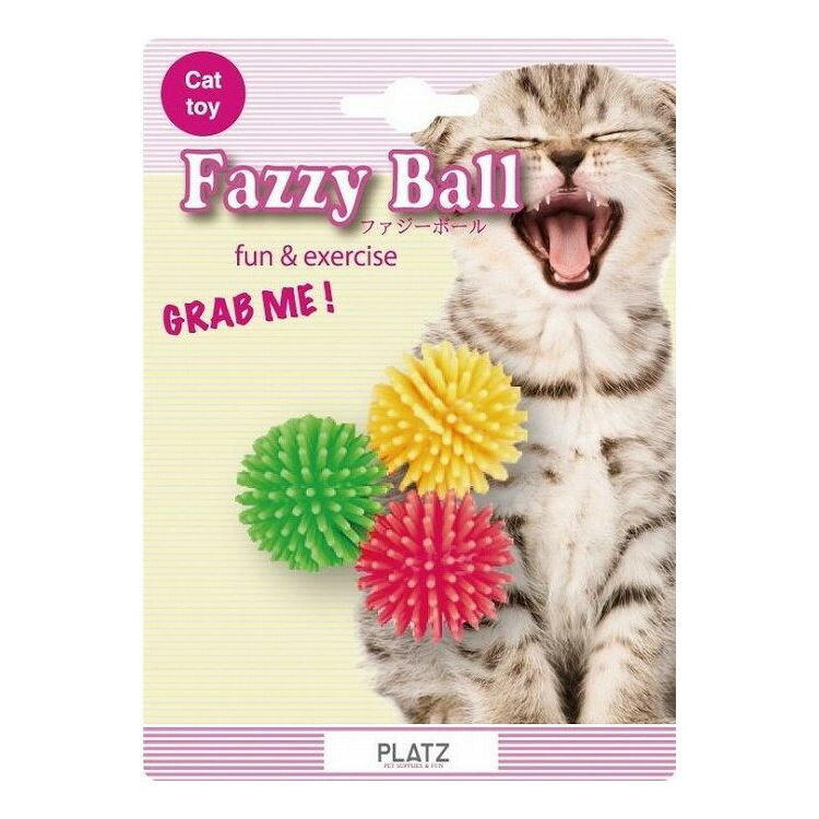 プラッツ キャットトーイ ファジーボール 3P