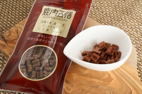 リコメン堂生活館の【3個セット】 オリエント商会 鹿肉五膳 レギュラー 200g【送料無料】｜アングル2