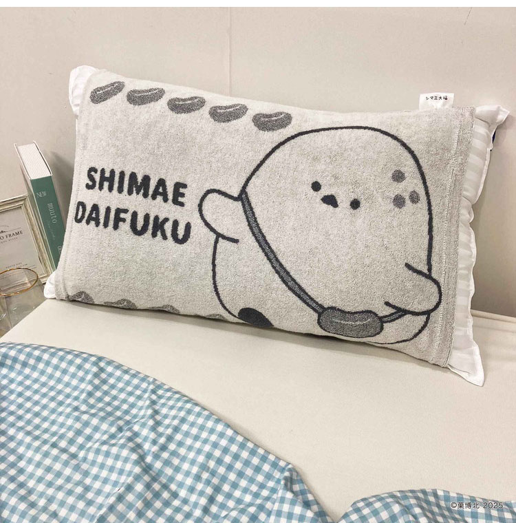 MORIPiLO 枕カバー シマエ大福グッズ シマエナガ 枕 可愛い 大人 子供 兼用 寝具 ベット 布団 睡眠 安眠 快眠 クッション まくらのモリシタ(代引不可) [3]
