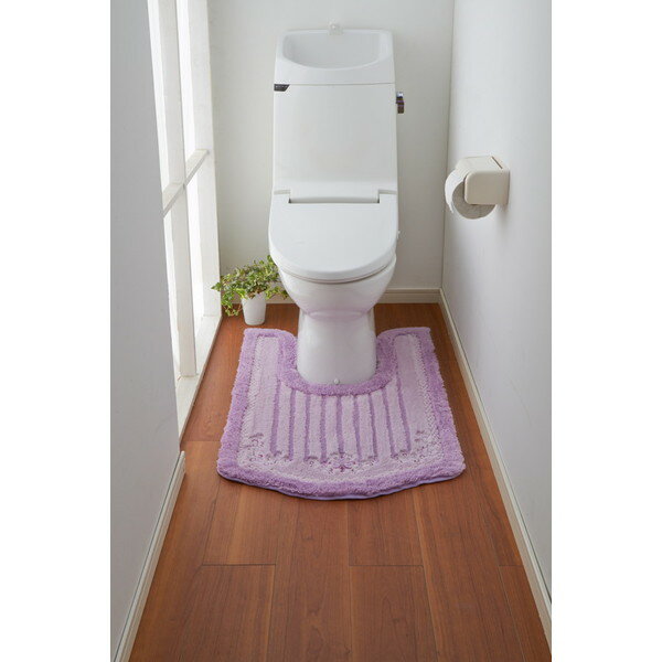 トイレマット トイレ マット サイドロングトイレマットヴィオレッタ タテ90xヨコ60(代引き不可)【送料..