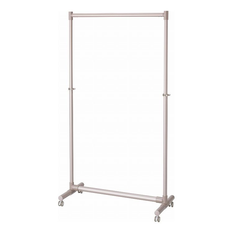 軽くて丈夫なアルミ製ハンガーラック コーラルピンク N-7593 パール金属【送料無料】