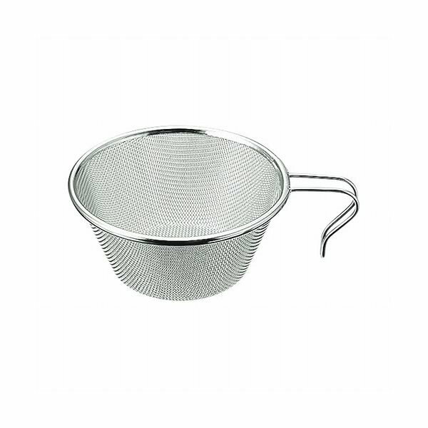 【商品説明】使い勝手のよい片手ハンドル付きのザルです。食材や麺類の水切り・スープこしなどに便利です。積み重ねができて、すっきり収納できます。金物のまち、燕三条で生産しています。本体は丈夫で錆びにくいステンレス製です。M-5513ステンレスビッグシェラカップ630mLに積み重ねて使用・収納ができます。製品サイズ(約) 外径145×高さ67mm（本体のみ）材質（品質） 18-8ステンレス鋼個装サイズ：14.5×14.5×6.7【送料について】北海道、沖縄、離島は送料を頂きます。