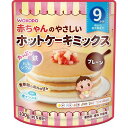 ■商品特徴手作りするママの声から生まれた、赤ちゃんのお食事やおやつにお使い頂ける優しいホットケーキミックスです。水だけで簡単に調理できる、赤ちゃんのためのホットケーキミックス。麦芽糖の素朴な甘み。鉄・カルシウムたっぷり。着色料・香料不使用。約5枚分。■品名ホットケーキミックス■対象月齢9ヶ月頃から■原材料小麦粉、麦芽糖、植物油脂(大豆を含む)、デキストリン、砂糖、でん粉、コーンシロップ、卵白粉(卵を含む)、卵黄粉、脱脂粉乳/膨脹剤、炭酸Ca、カゼインNa、乳化剤、ピロリン酸鉄■アレルギー情報小麦・卵・乳■内容量100g■保存方法直射日光、高温多湿を避け、常温で保存してください。■賞味期限パッケージに記載■原産国日本産■個装サイズ14cm×6.8cm×16cm■重量106g■販売者アサヒグループ食品株式会社【送料について】北海道、沖縄、離島は送料を頂きます。