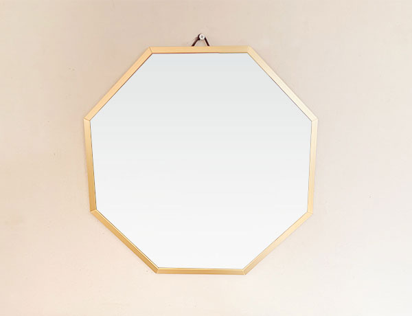 オクタム スタンド & ウォールミラー 約37cm 国産 卓上 壁掛けミラー 鏡 パラデック 八角形ミラー デザイン 雑貨 八角 8 ギフト OCM-37(代引不可)【送料無料】 [2]