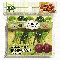 【5個セット】はっぱのピック 飾り串(お弁当 グッズ)(代引不可)【送料無料】のサムネイル