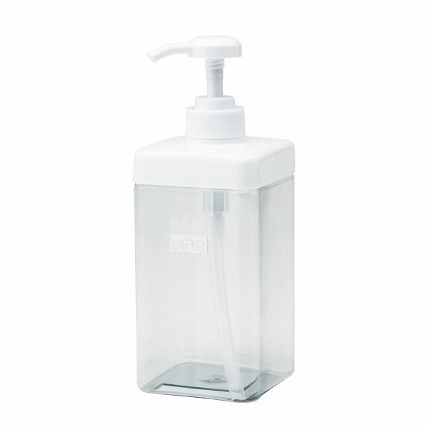 【5個セット】レック Sfile ディスペンサー 800ml クリア BB-224(代引不可)【送料無料】