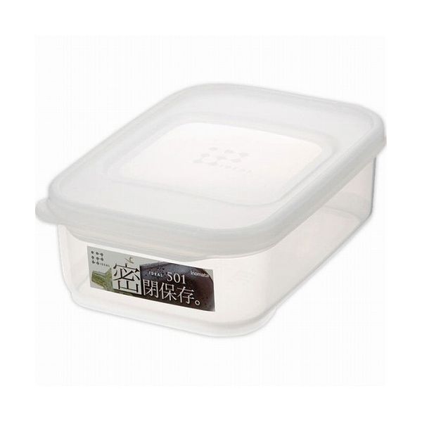 Plastic Storage Containers - 【10個セット】イノマタ化学 保存容器 イデアル長角小 浅型 ID-501(代引不可)【送料無料】