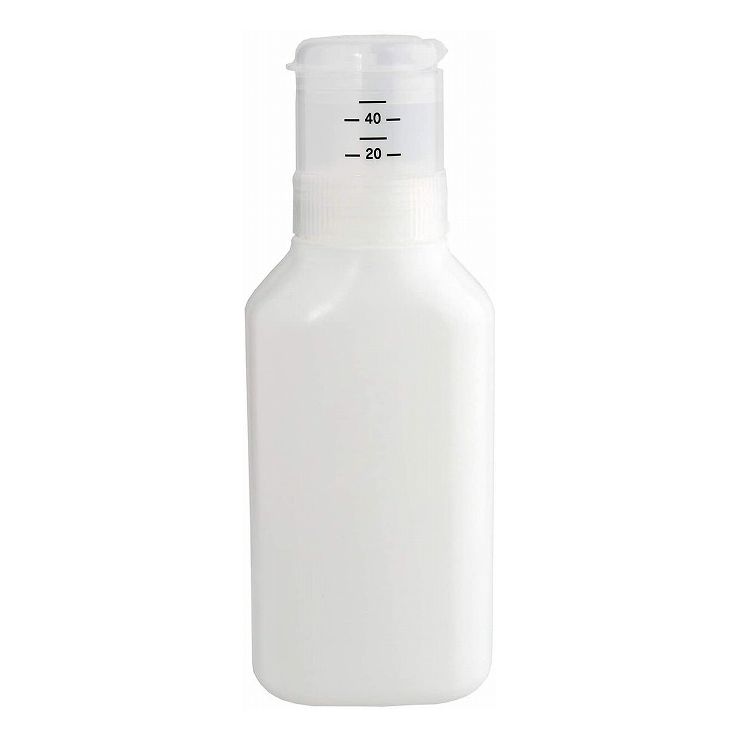【5個セット】押して計量詰め替えボトル ホワイト 600ml W00108レック 押して計量詰め替えボトル ホワ..