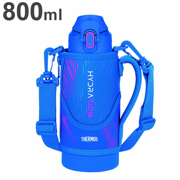 サーモス 真空断熱スポーツボトル 800ml ブルーピンク FJS-800F THERMOS保冷スポーツ子供 軽量 コンパクト魔法瓶(代引不可)【送料無料】