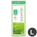 【5個セット】 ハウスホールドジャパン 鮮度保持袋 L 緑 半透明 SH23 野菜 やさい 収納 保管 野菜袋 ポリ袋 長持ち 青果(代引不可)【送料無料】
