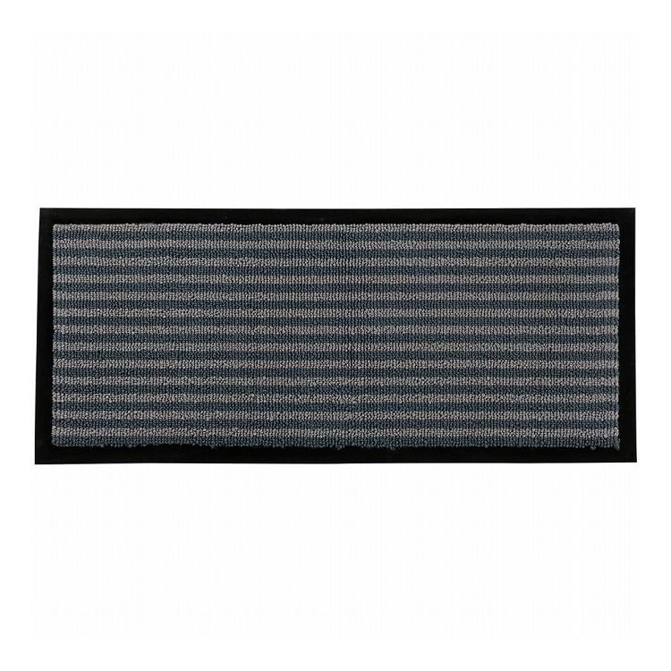 リッチェル 玄関吸水マット スリム ボーダー 屋内用 30×70cm 室内 雨水 雪 靴裏 事務所 会社(代引不可)【送料無料】