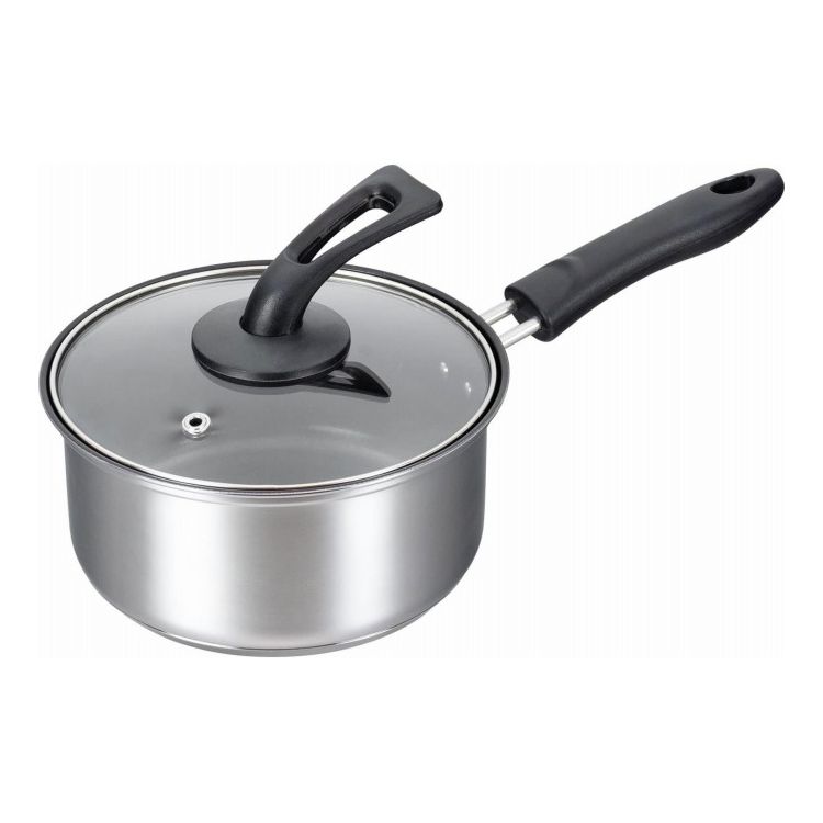 Pans - 和平フレイズ ステンスター IH対応 片手鍋 16cm RB-2888底面は熱ムラが少なく熱変形に強いアルミ圧着三層底構造(代引不可)【送料無料】