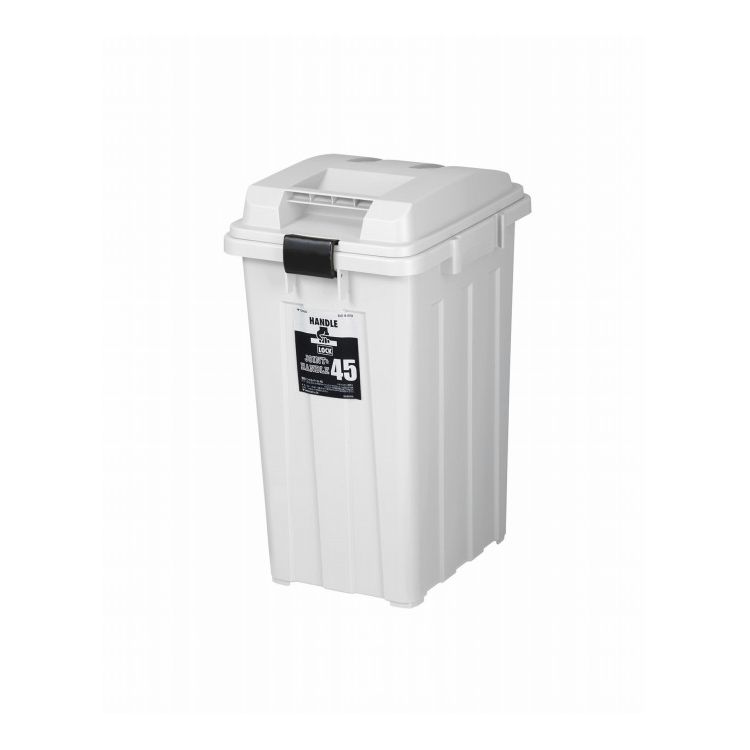 ハンドル付きで開けやすい連結可能ペールサイズ（約）幅33.5×奥行41.5×高さ60.5cm材質:ポリプロピレン【送料について】北海道、東北、九州は送料を頂きます。【配送について】沖縄、離島は配送できません。予めご了承ください。LINKホワ...