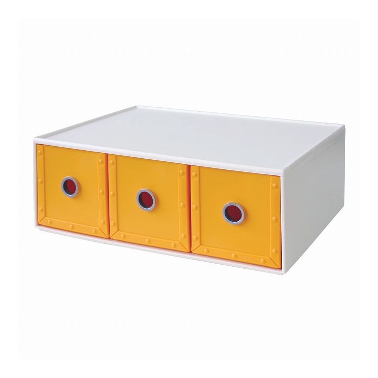 Storage Box - 八幡化成 way-be ファイルストアーズ ヴィヴァン fs-780 オレンジ(代引不可)【送料無料】