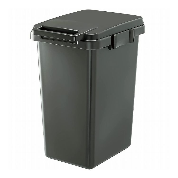 リス HOME&HOME 片手で開く連結ダストボックス45J 47L ダークグレー GBBE142(代引不可)【送料無料】