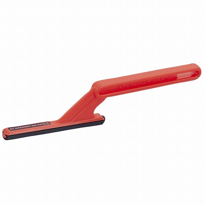 【商品詳細】目づまりしにくい新しい研磨具。穴の内側けずりや小さな曲面の研磨等に。用途：穴の内側けずりや小さな曲面の研磨等曲面研磨用形状：RS曲型番手：中目（当社比較　＃280〜＃400）刃入り数：RSタイプ　中目　1枚包装形態：ブリスターカラー：レッド分別廃棄可能商品日本製【送料について】北海道、沖縄、離島は送料を頂きます。