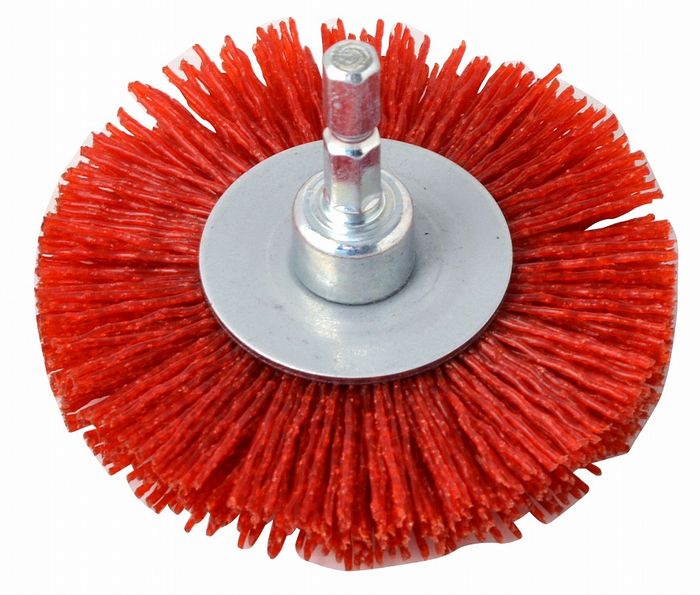 アークランドサカモト 六角軸付ホイールブラシ グリッド 75mm RH-11