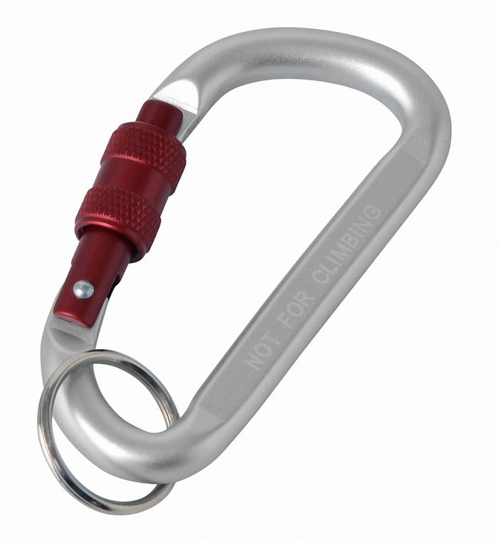 樂天商城 - アークランドサカモト グレイトツール アルミカラビナ ナット付 8×80mm シルバー X12619