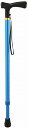 アークランドサカモト カラーステッキ 伸縮式 70~93cm ブルー【送料無料】(4)
