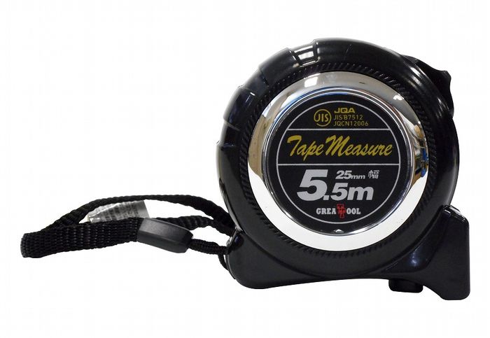アークランドサカモト GREATTOOL(グレートツール) ロック付メジャー JIS付 25mm幅×長さ5.5m