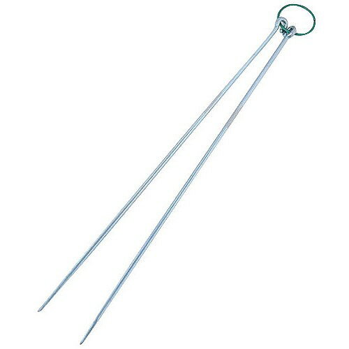 アークランドサカモト 台所火箸 メッキ 45cm(先研磨)