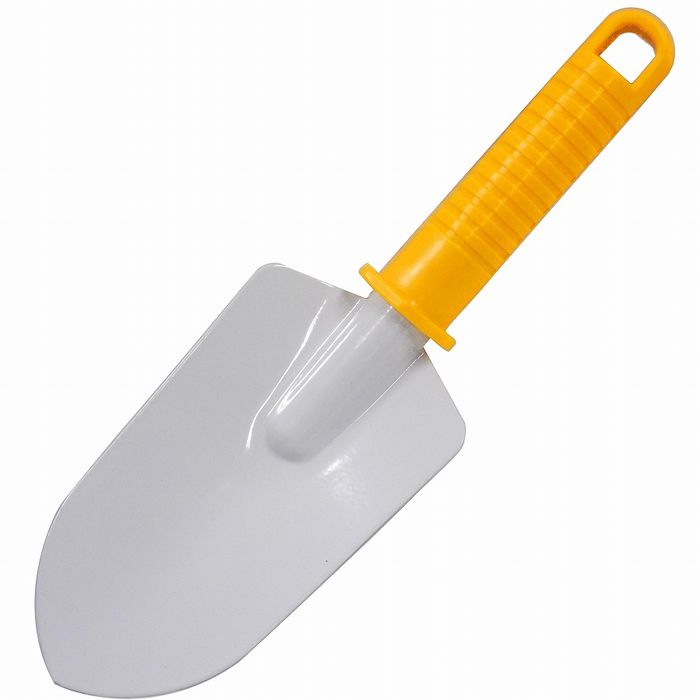 【商品詳細】土すくいなどに錆びにくい粉体塗装全長:275mm質量:120gカラー:イエロー本体:スチール　柄:ポリカーボネートベトナム製【送料について】北海道、沖縄、離島は送料を頂きます。
