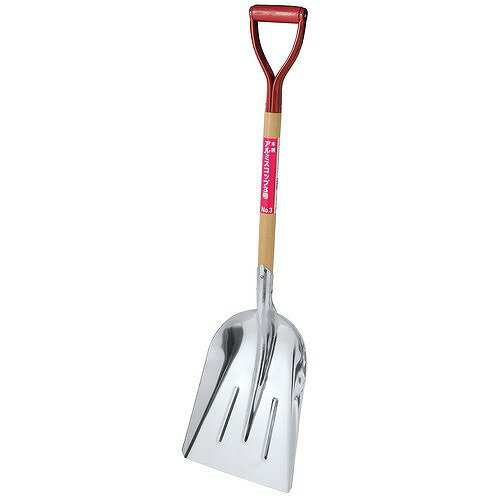 ZAC ZAC 木柄 アルミスコップ 3号 No3【送料無料】