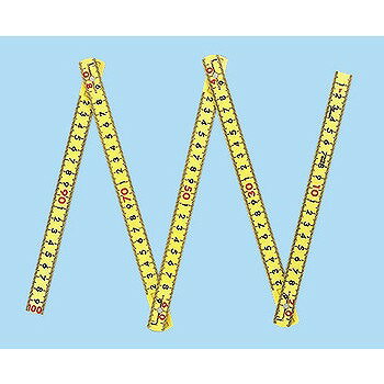 シンワ測定 ファイバー折尺 5折 1m cm表示 78605【送料無料】