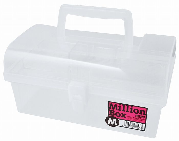 明邦化学工業 MEIHO(メーホー) ミリオンボックス M クリア