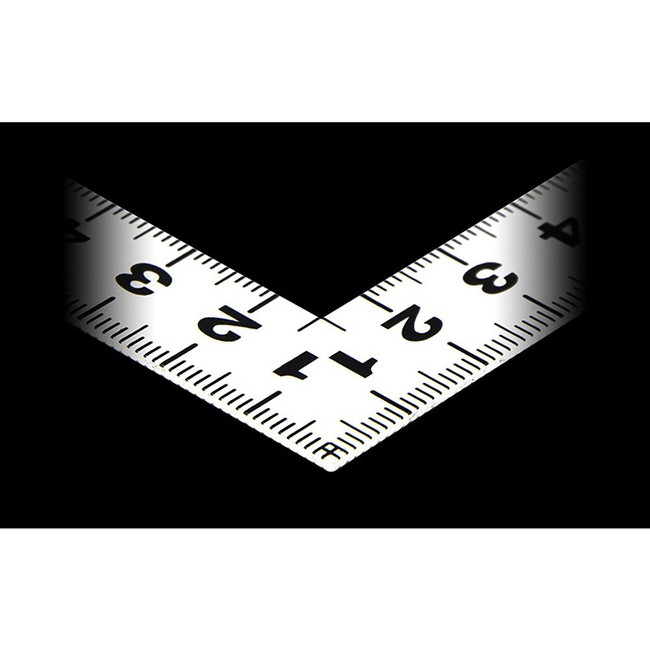 シンワ測定 曲尺 平ぴたホワイト 50cm 表裏同目 11172【送料無料】