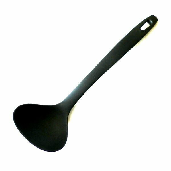 ホームシェフ(HOME chef) ナイロン製 お玉 ブラック PR2621