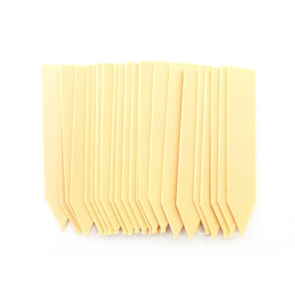 自然 園芸立型ラベル 木地 6cm 25枚入 727658