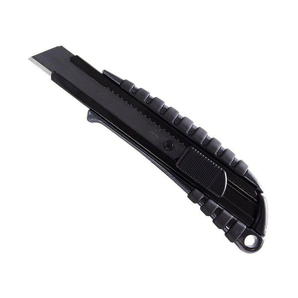 【商品詳細】超鋭角黒刃を搭載した、アルミダイキャスト製パールブラック塗装のカッターです。[スペック・説明]用途：内装作業等に仕様1：オートロック仕様2：ゴムグリップ仕様3：メタルボディ仕様4：刃折具内蔵替刃：BL13P、他[生産国]日本【送料について】北海道、沖縄、離島は送料を頂きます。