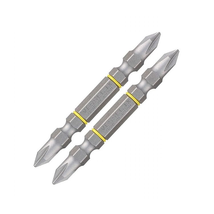 ベッセル VESSEL 両頭ビット ブレナイビット 2本組 +1×65mm No.DC141065