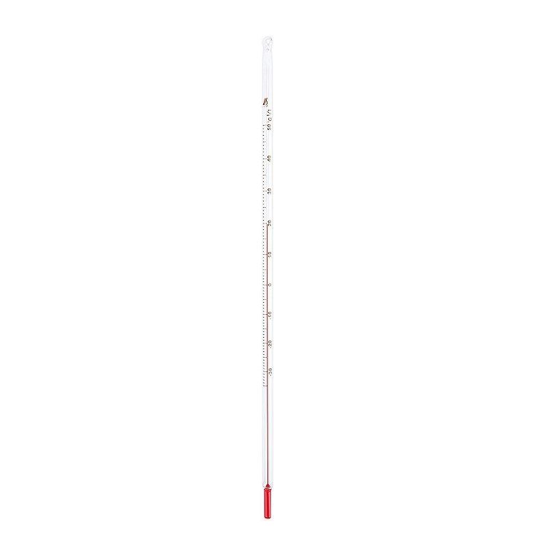 シンワ測定 棒状温度計 赤液 ケース付 -30~50度 30cm H6-C 73214