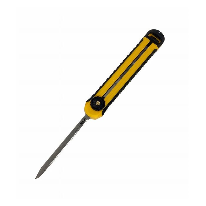 【商品特長】用途：石膏ボードの穴あけや木材のカット、配線の被覆剥、ダンボールのカット等に適合替刃：挽き回し鋸刃XB217(JAN4901165300553)、オルファカッター替刃M厚5枚入MTB5K(JAN4901165300690)、特選黒刃M厚20枚入MTBB20K(JAN4901165301406)鋸刃渡(約)：95mm鋸刃厚(約)：1.25mmカッター刃厚(約)：0.45mm仕様：鋸刃とカッター刃の2WAY仕様：左右両用仕様：ネジロック式スライダー石膏ボードのカットに特化した挽き廻し鋸と、コンパクトなサイズでありながら刃厚があり力強いカッティングが可能なM厚型カッターを、両面で一体化しました。茨目で丁寧な目立ての鋸刃は、押しても引いても切ることができます。石膏ボードのカット時の粉の飛散を抑えます。切り口が美しく仕上がりやすいです。様々な作業シーンにこれ一つで対応出来ます。挽き回し鋸とカッターナイフは刃を反転させて装着することで左利き用としてお使い頂けます。【送料について】北海道、沖縄、離島は送料を頂きます。