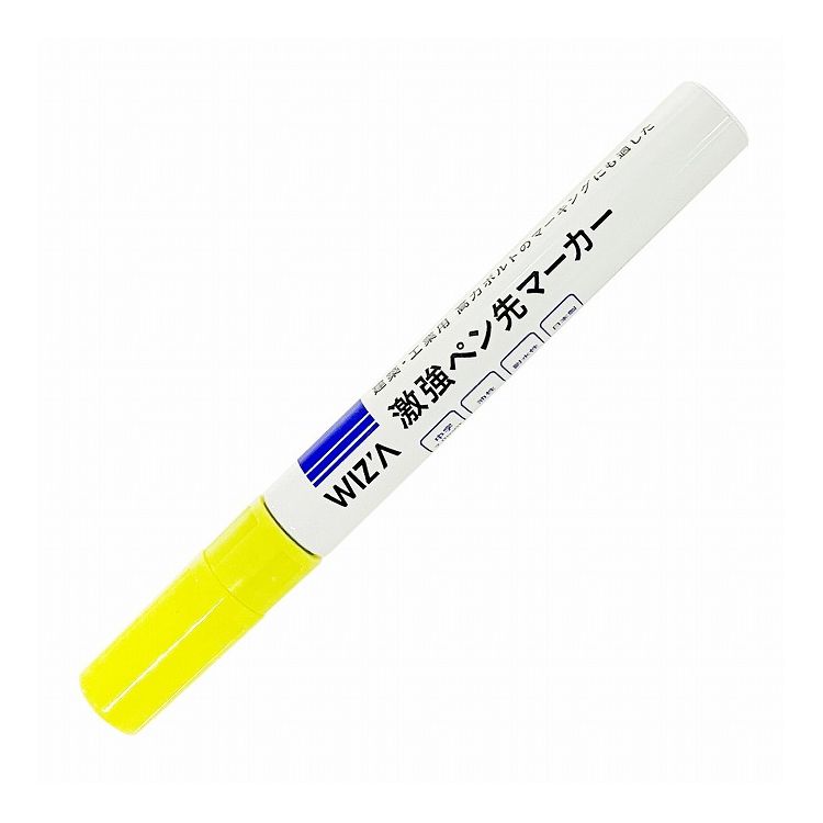 建築、工場現場でのマーキングにご使用頂けます。雨水にも強い油性タイプです。材質外袋：PP用途：建築、工場現場でのマーキングに筆記幅(約)：2mmペンの先端形状：丸芯サイズ：中字仕様：安心安全の日本製仕様：雨水にも強い油性仕様：耐水性【特長】マーカー、ペン、建築、工事、現場、工業用、測量、丸、油性、蛍光イエロー【送料について】北海道、沖縄、離島は送料を頂きます。激強ペン先マーカー 中字ブラックホワイトレッドブルーイエローピンク蛍光イエロー蛍光ピンク6本入 ブラック6本入 ホワイト6本入 レッド6本入 蛍光ピンク