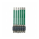 WIZ'A アークランズ ヘックスローブビットセット 6本組 グリーン 100mm WZT-6-100