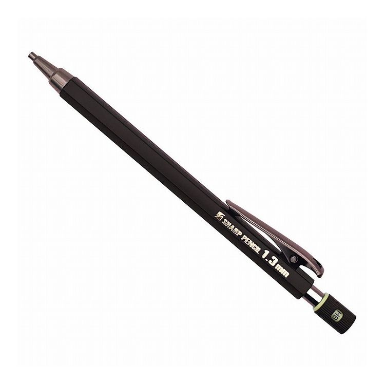 商品説明軽量で鉛筆のように使えるシャープペンシル。墨出し精度の求められる作業に最適な1.3mm芯耐熱／湿気／水濡れに強いポリマー芯を採用。商品詳細用途：木材、鉄鋼材、コンクリート等への墨付けにサイズ（約）：D146×W8×H8mm（クリップ部除く）形状：六角芯径（約）：1.3mm芯の硬さ・濃さ:HB仕様：開閉式ワンタッチクリップ仕様：セーフティコード取り付け穴付※注意事項使用後は芯を戻してください。筆記用途以外には使用しないでください。直射日光の当たるところや高温での保管は避けてください。【送料について】北海道、沖縄、離島は送料を頂きます。