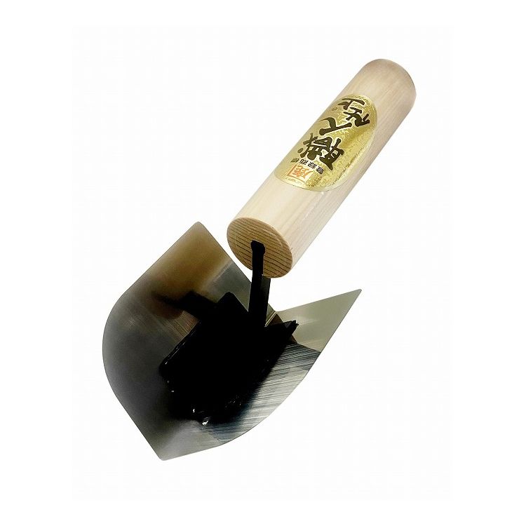 カネシカ(KANESHIKA) 職人仕上 外丸面引鏝 出隅押さえ職人 薄塗り仕上げ用 80mm 1分(3mm)タイプ 153198【送料無料】