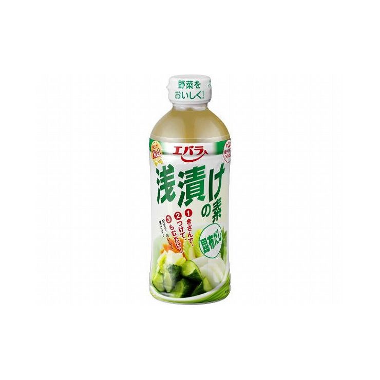 【まとめ買い】 エバラ 浅漬けの素 昆布だし ペット 500ml x12個セット 食品 セット セット販売 まとめ(代引不可)【送料無料】 1