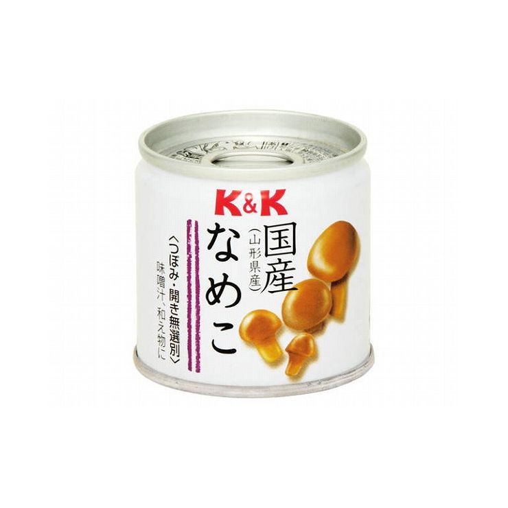  K&K 国産 なめこ水煮 EO SS2号缶 x6個セット 食品 まとめ セット セット買い 業務用(代引不可)