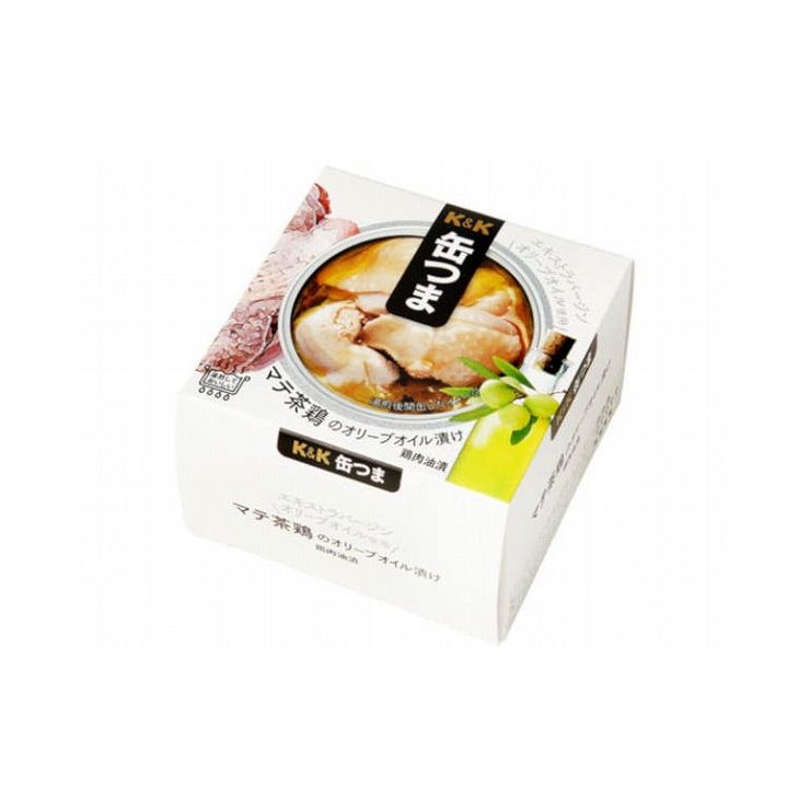 【まとめ買い】 K&K 缶つま マテ茶鶏オリーブオイル漬 携帯缶 x12個セット 食品 まとめ セット セット買い 業務用(代引不可)【送料無料】