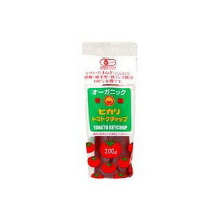 【20個セット】 ヒカリ 有機 トマトケチャップ 300g x20 まとめ買い まとめ売り お徳用 大容量 セット販売(代引不可)【送料無料】