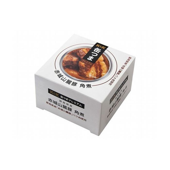 【6個セット】 K&K 缶つま 群馬県産 赤城山麓豚角煮 150g x6コ(代引不可)【送料無料】