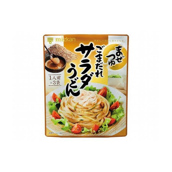 【12個セット】 ミツカン まぜつゆ ごまだれサラダうどん 29gx3袋 x12コ(代引不可)【送料無料】のサムネイル
